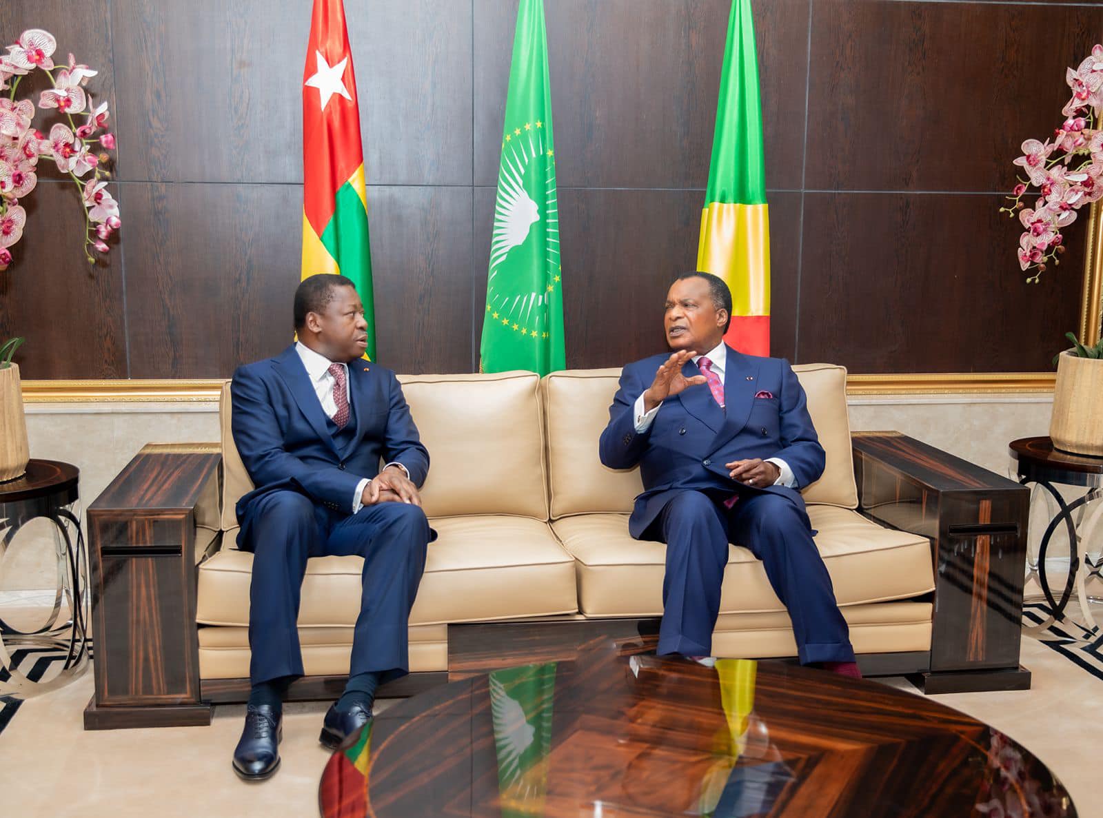 Togo / Congo Brazzaville : Rencontre de haut niveau entre les présidents Faure Gnassingbé et Denis Sassou N’Guesso