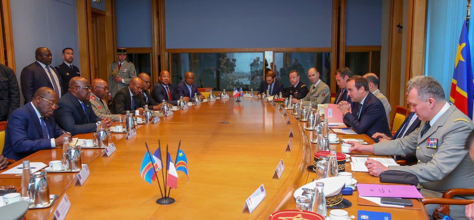RDC : Visite historique du Président Tshisekedi à l’école de guerre de Paris