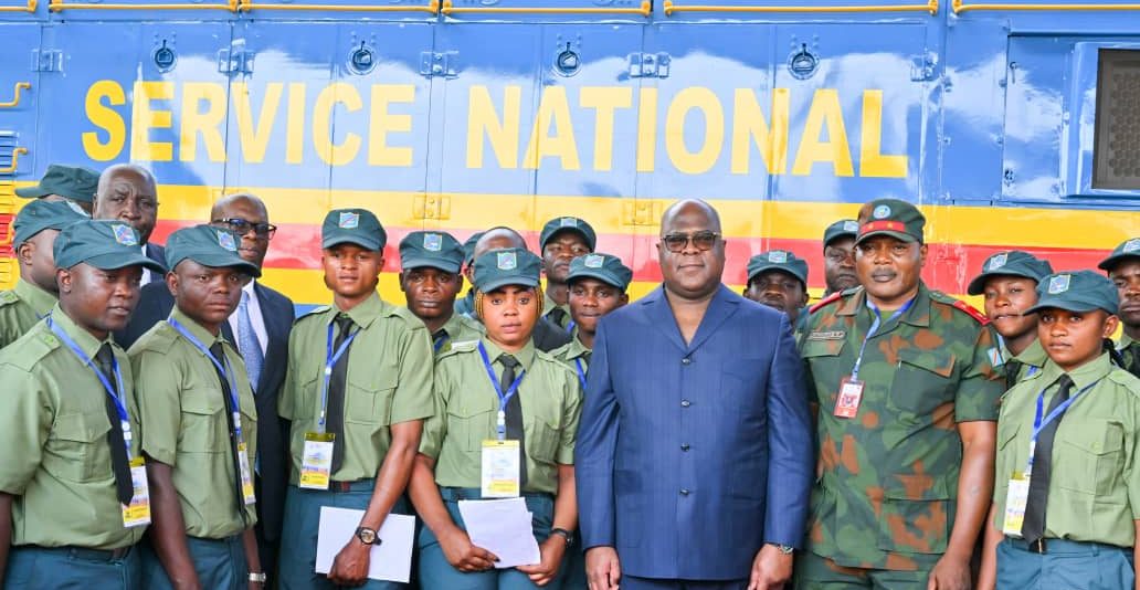 RDC : Le Président Félix Tshisekedi lance officiellement les trains du Service National 